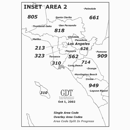 California Area Codes